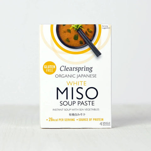 Organic Japanese White Miso Soup Paste - with Sea Vegetable (4x15g) *Expired 20/04/2024