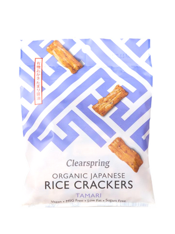 Organic Japanese Rice Crackers Tamari 50g