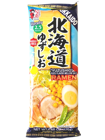 Hokkaido Style Yuzu Shio Citrus & Mellow Salt Ramen - 2 servings