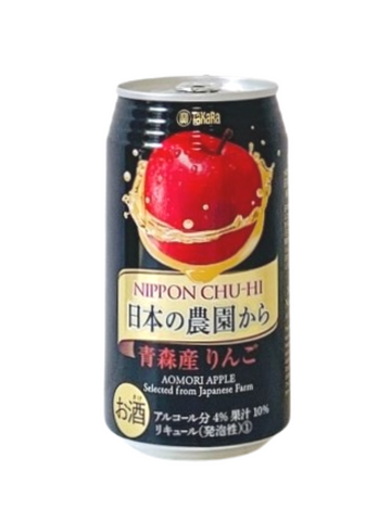 Nihon no Nouen Kara Aomorisan Ringo Chu-hi 350ml (Alcohol 4%)