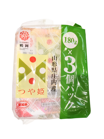 Tsuyahime Pre-Cooked Rice 180g x 3
