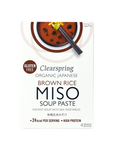 Organic Japanese Brown Miso Soup Paste - Instant Soup with Sea Vegetable 4pcs *Expired 01/09/2023