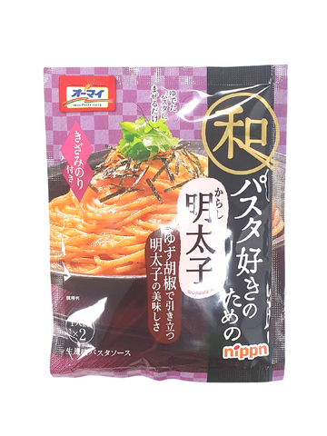 Ohmai Japanese Pasta Sauce Spicy Cod Roe - 2 servings