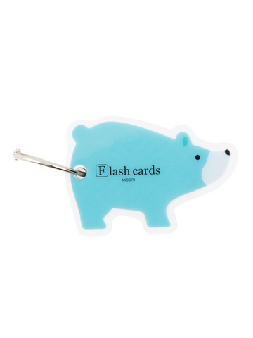 Midori Flash Card Bear (Word Card)