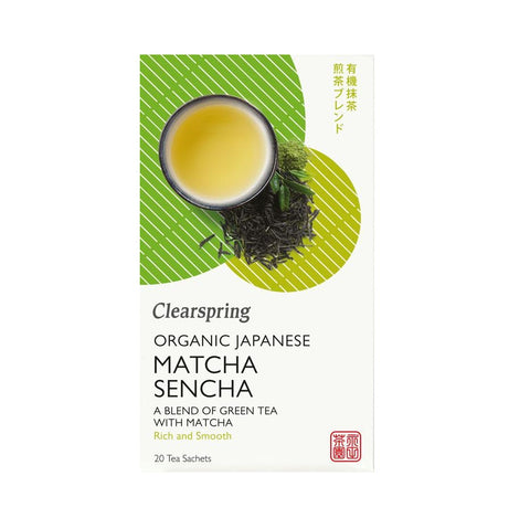 Organic Japanese Matcha Sencha - 20 Tea Sachets
