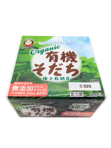 Yuki Sodachi Organic Natto (Gokukotsubu) 3pcs