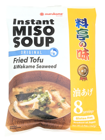 Ryotei no Aji Instant Miso Soup Fried Tofu 8 servings