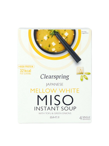 Japanese Mellow White Miso Instant Soup White with Tofu & Green Onions (10g x 4)