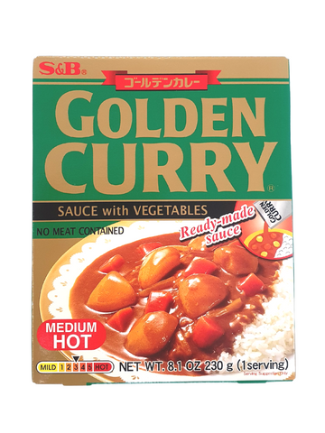 Golden Curry Sauce with Vegetables (Medium Hot) [Pouch] 230g